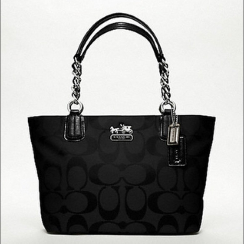 Coach Chelsea Black Signature Tote